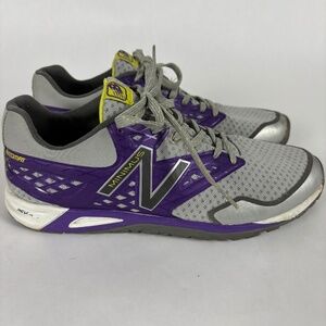 New Balance, Minimus Women's Running Shoes Size 7, Gray/Purple Revlite Fantomfit
